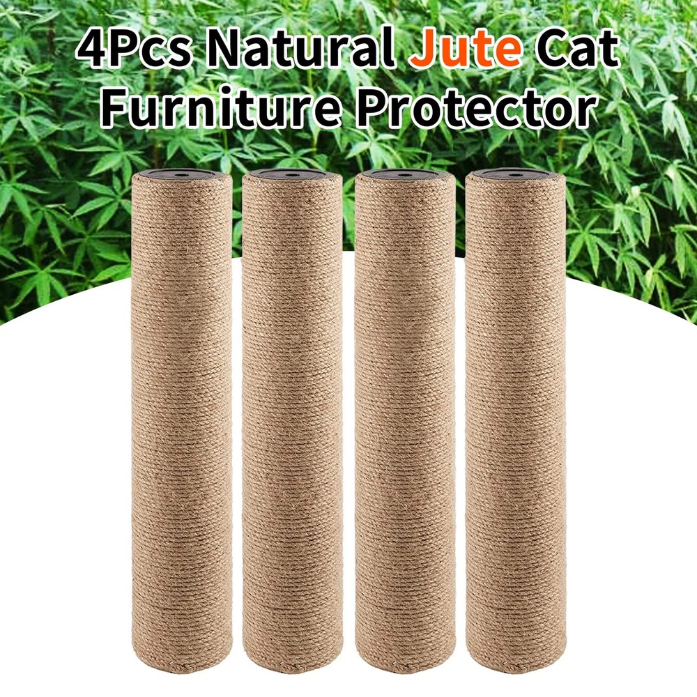 4Pcs Cat Scratching Post Replacement for Indoor Cats 15.7in Cat Scratch Post ...