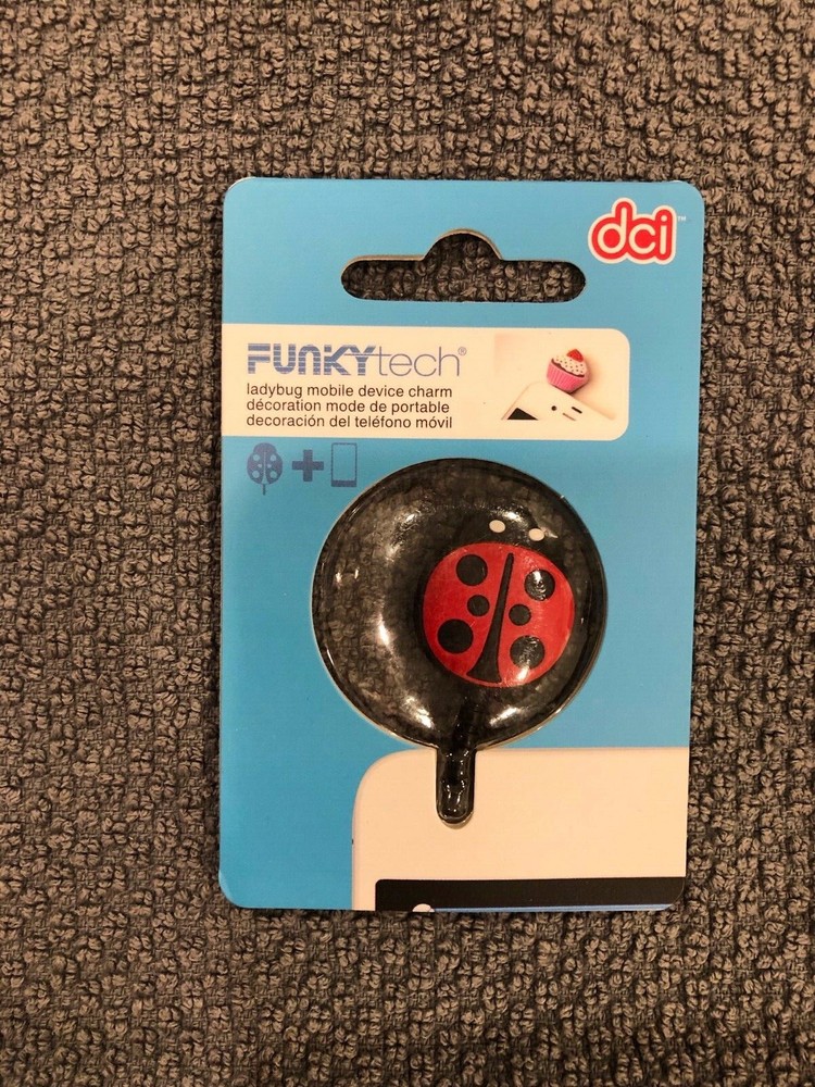 DCI Funky Tech Mobile Device Charm "Ladybug"  #39041