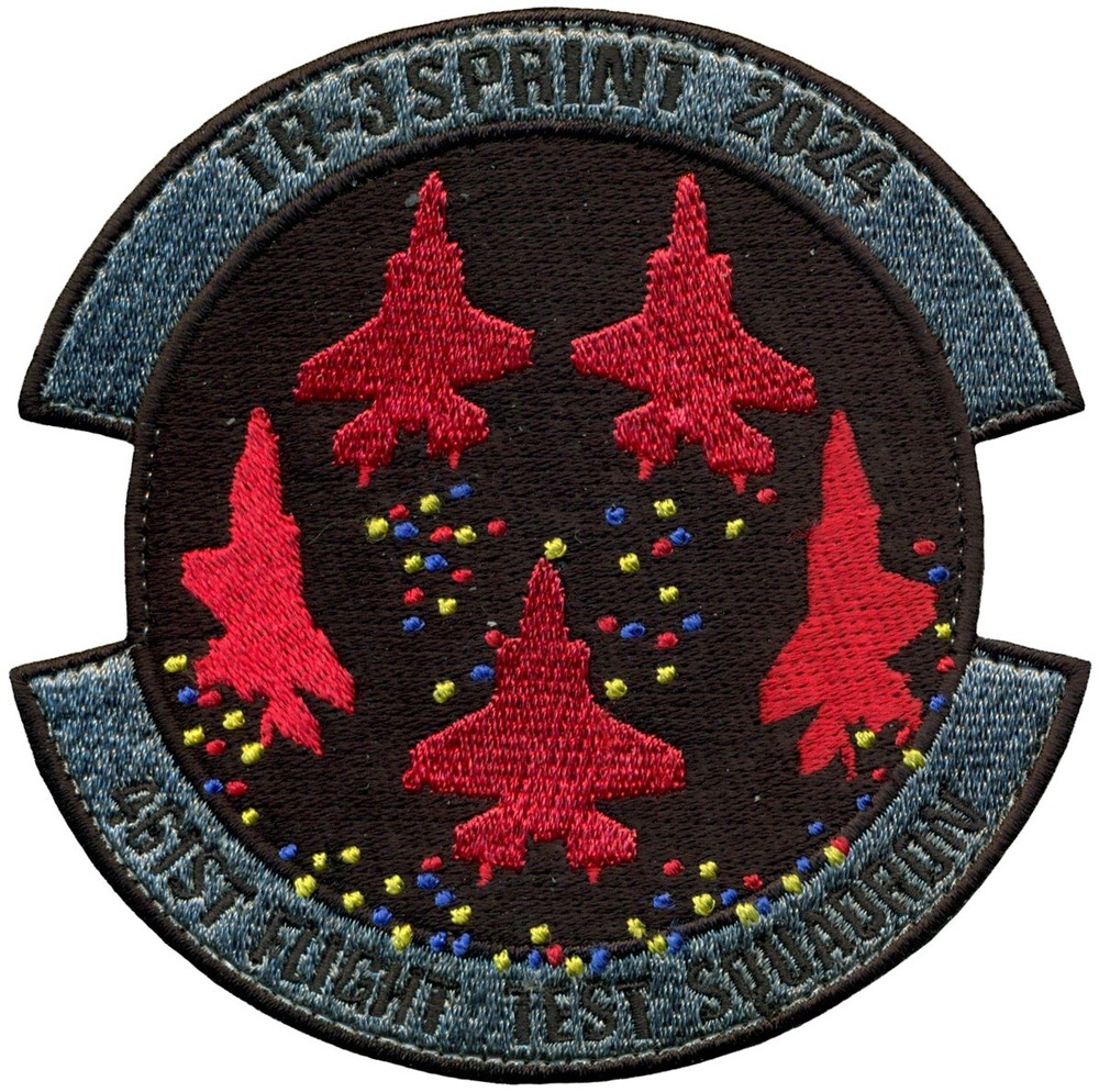 USAF 461st FLIGHT TEST SQUADRON F-35 TECHNOLOGY REFRESH 3 TR-3 SPRINT '24 PATCH