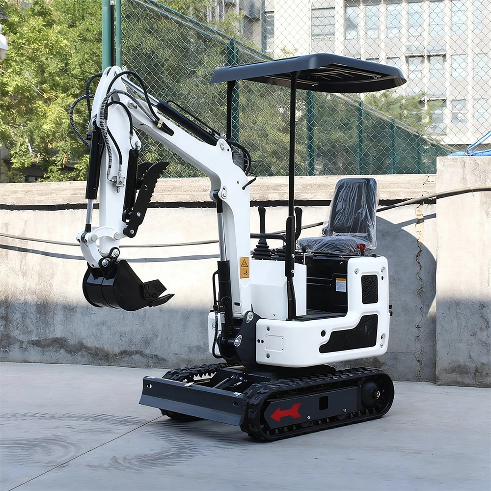 1 Ton Mini Excavator Pilot System & 13.6HP Mini Skid Steer Loader B&S Combo