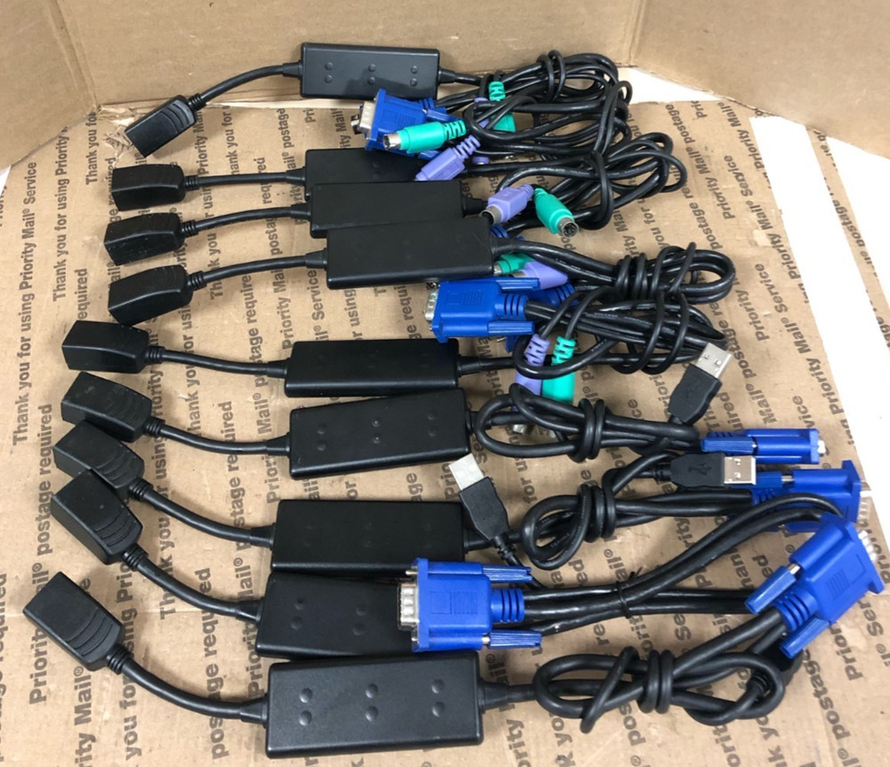 (5) Dell 0UF366 & (4) DELL 0G8717 KVM System Interface