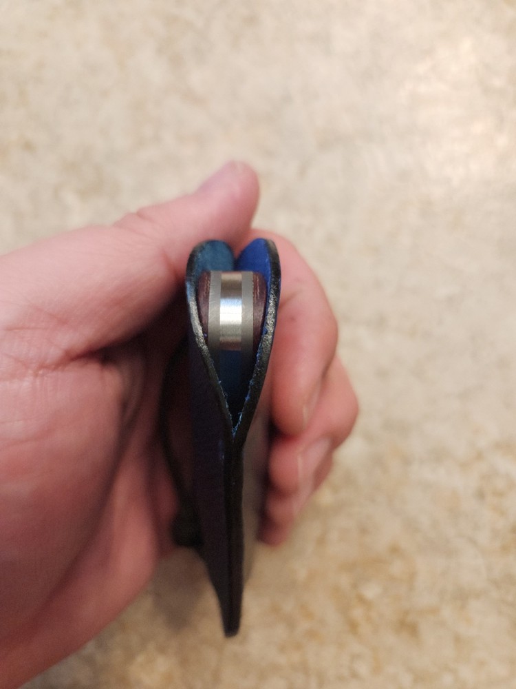 Leather knife slip