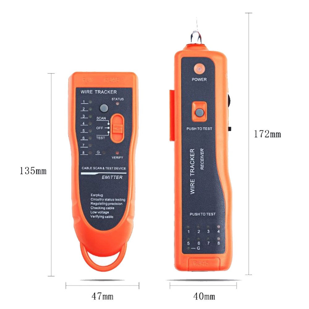 Cable Locator Communication Network Tester Detector Wire Tracer Accessory Part