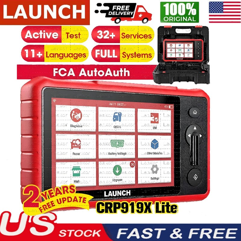 LAUNCH X431 CRP919X Lite Bidirectional Scanner Full System Diagnostic K*y Coding