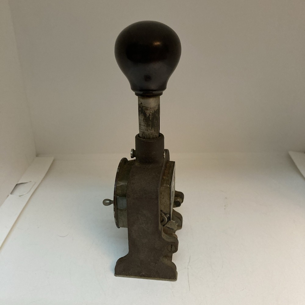 Vintage Bates Numbering Machine Stamp Wheels 6 Style E