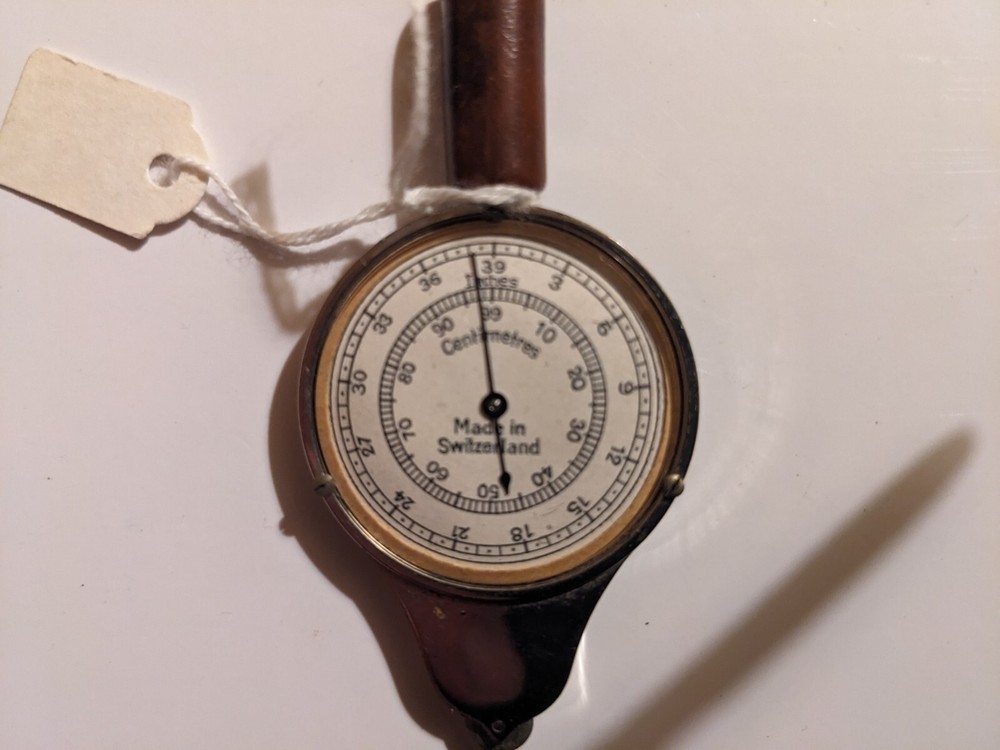 Antique Swiss Made Opisometer Map Measuring Tool
