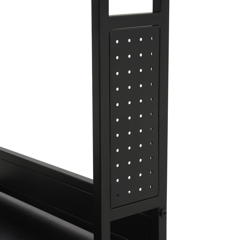 3D Printer Stand with Double Layer Filament Storage Rack Heavy Duty Mobile Table