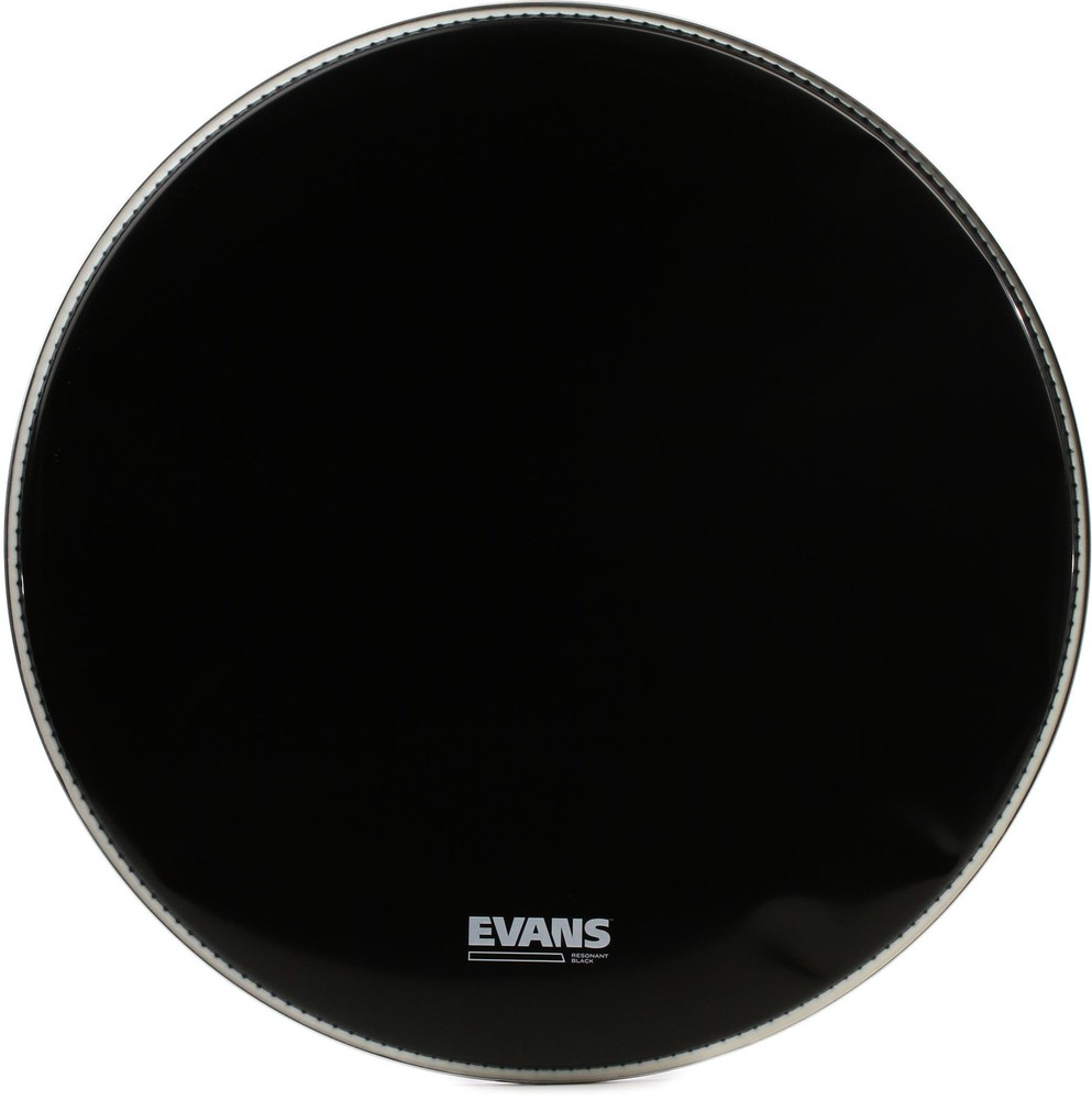 Evans Resonant Black Bass Drumhead - 22"