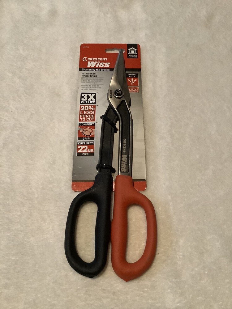 Cresent Wiss 12" Duckbill Pattern Tinner Snips WDF12D *NEW*