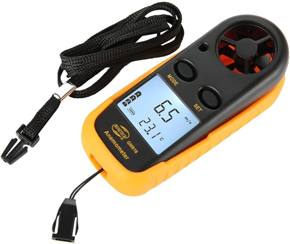 Professional - Standard High - Precision Wind Speed Meter for Accurate Readings