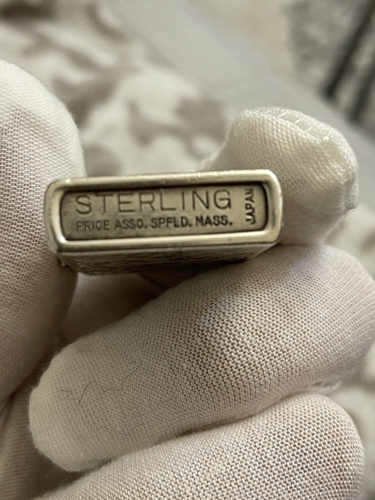 Antique Vintage Sterling Silver Cigarette Lighter