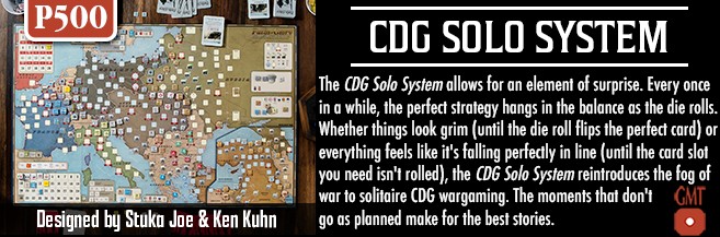 GMT Games CDG Solo System GMT 2203