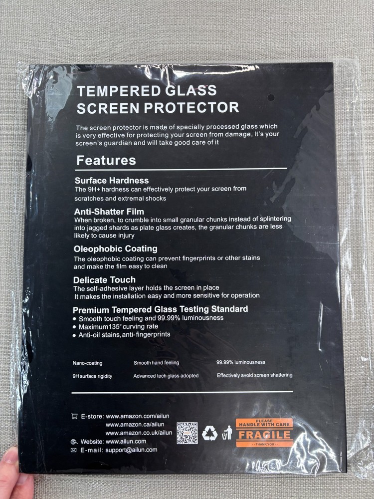 Ailun Screen Protector for iPad 12.9 Inch Display