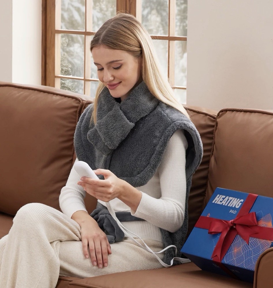Bedsure Heating Pad 24X34 Grey OPENBOX