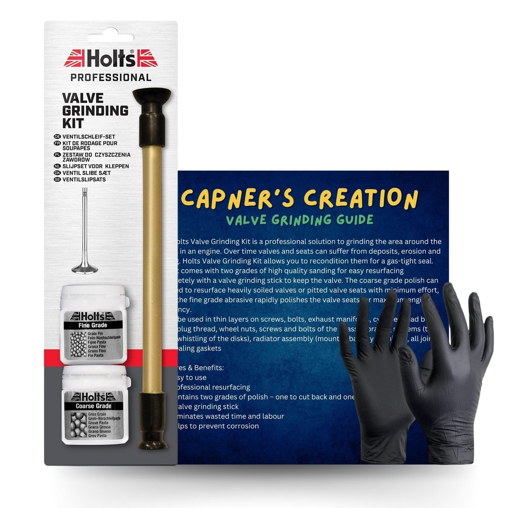 Valve Grinding Lapping Compound Kit Fine and Coarse Grade Bundle with Capners...