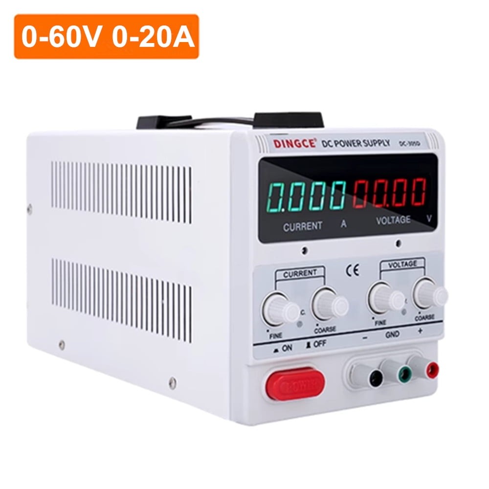 0-60V 0-20A Adjustable DC Power Supply Variable Bench Switching Power Supply