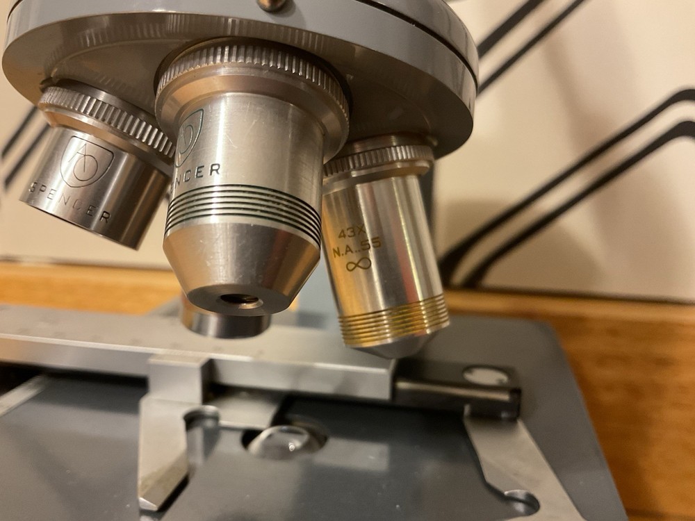 American Optical Educational Microscope Series Sixty (60) With 4 Objectives
