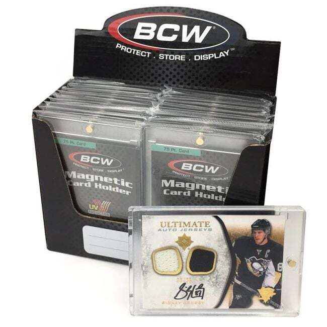 18 BCW Magnetic 75pt. Standard Sized Card Holders