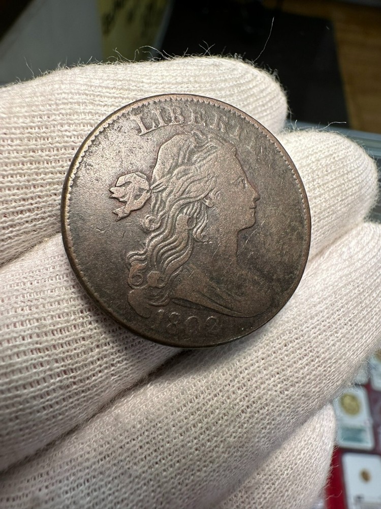 1802 Draped Bust Large Cent VF