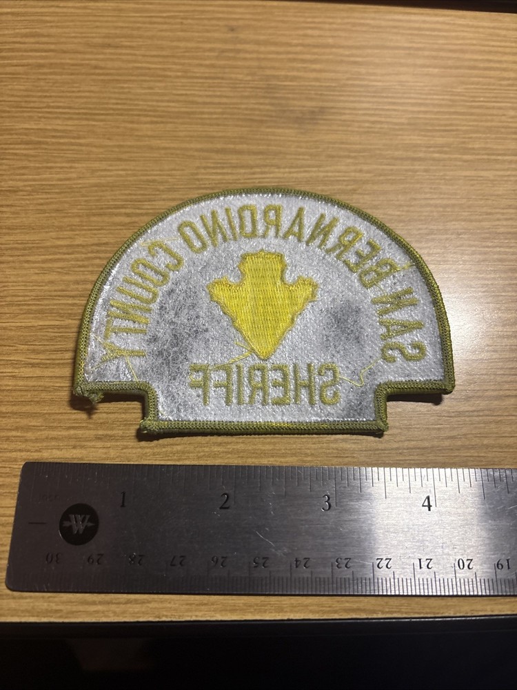 San Bernadino County CA Sheriff Patch Subdued