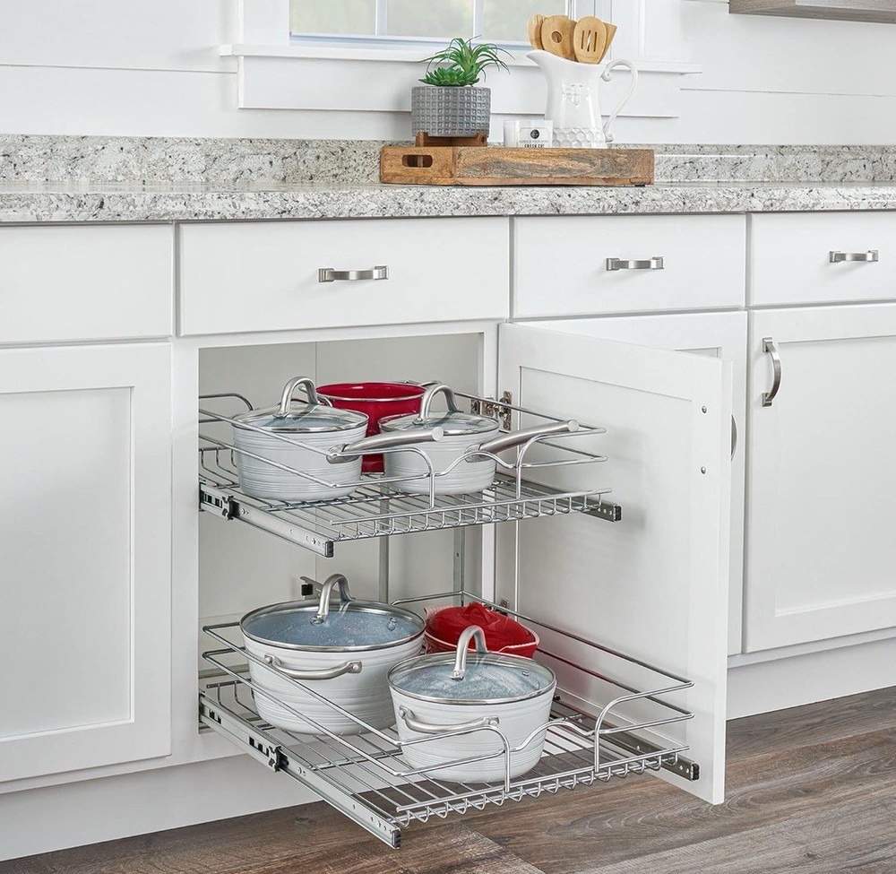 PULL OUT SPICE RACK ORGANIZER FOR CABINET