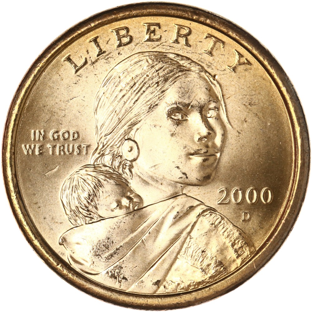 2000 D Native American Sacagawea Dollar BU