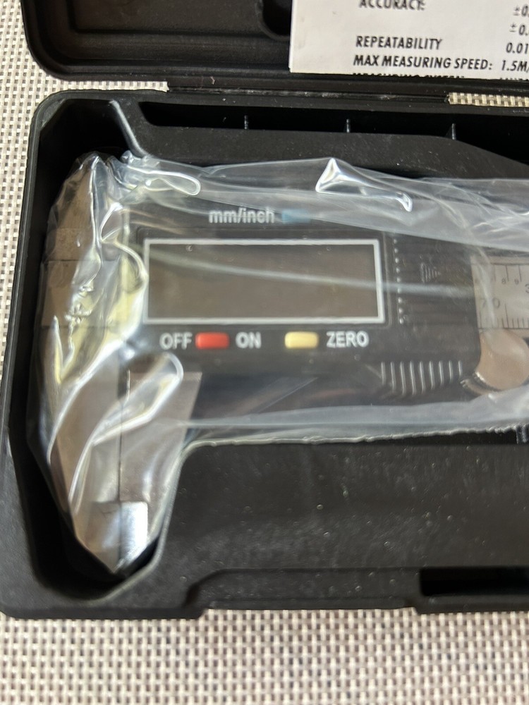 Electronic Digital Caliper 6” Stainless Hardened