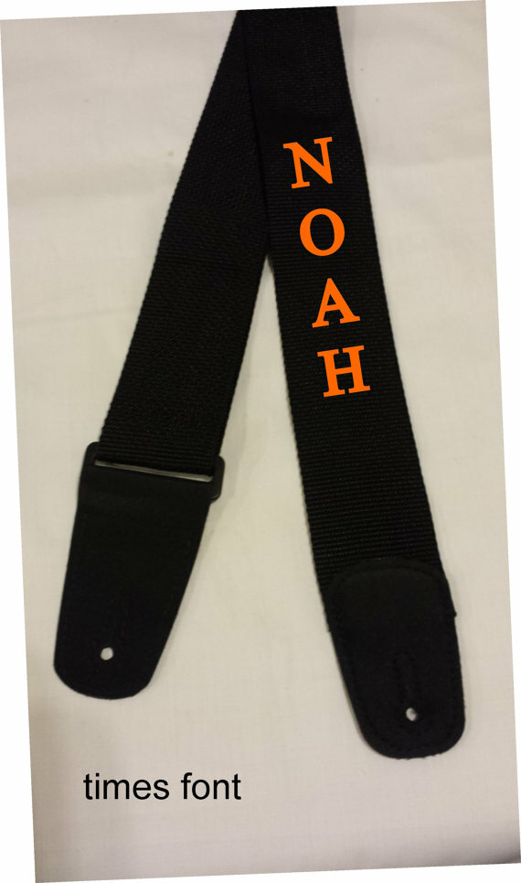 Custom Embroidered Guitar Strap
