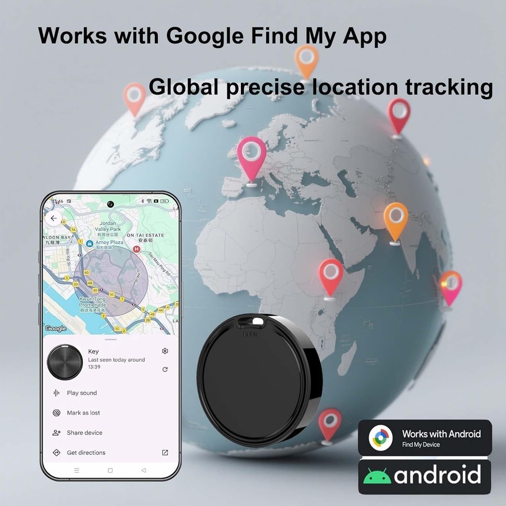 Android air Tags-4 Pack,Air Tag for Android,Google Certified Smart Android Track