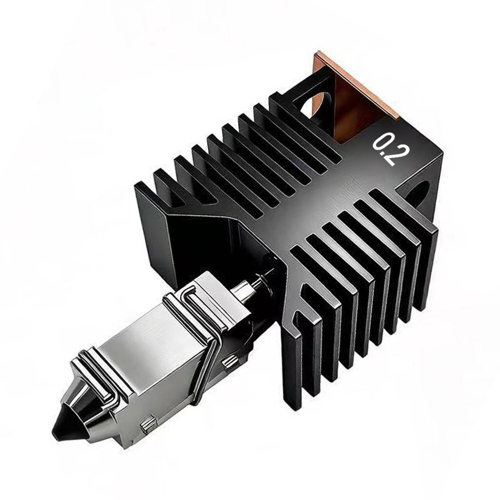 2-High Flowrate 3D Printer Hotend Kit Ceramic Block 0.2mm For Snapmaker U1