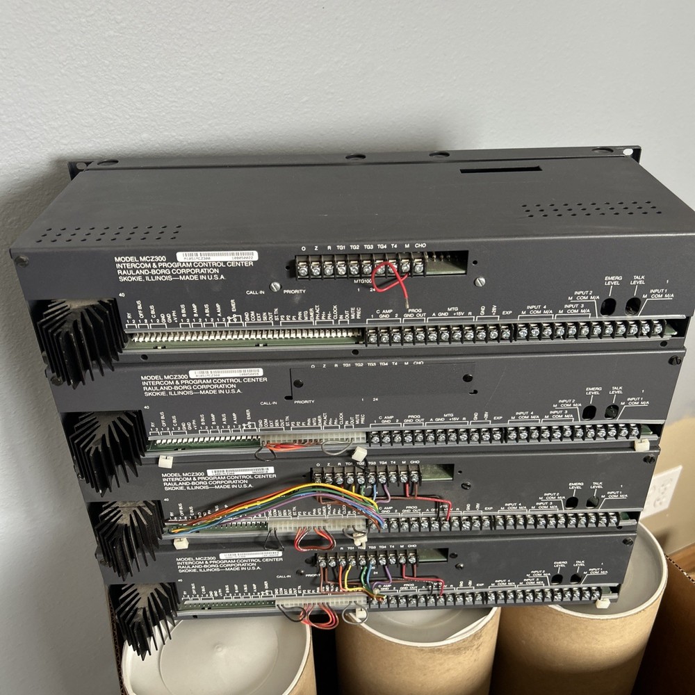 Rauland Borg MCZ300 Intercom & Program Control Center READ