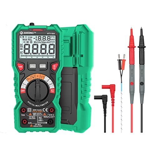 TRMS Digital Multimeter - Fast Accurate Voltage Current Resistance Diodes &