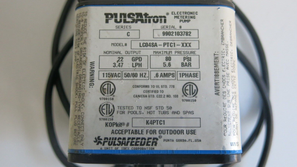 PULSATRON LC04SA-PTC1-XXX