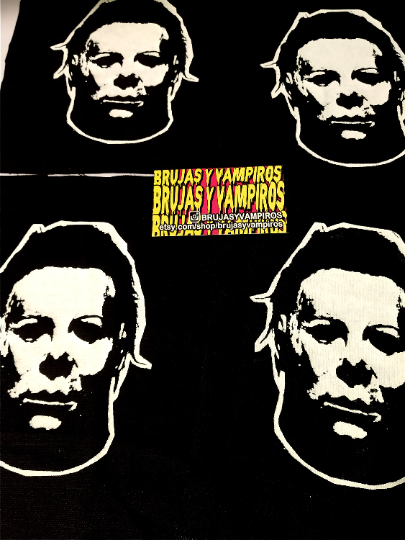 shape patch, horror movie patch, horror movie patches, slasher patch