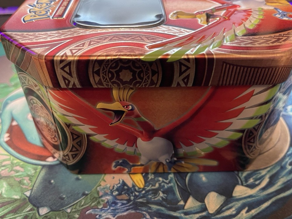 *Empty Tin* Pokemon TCG Ho-OH Empty 2017 Tin