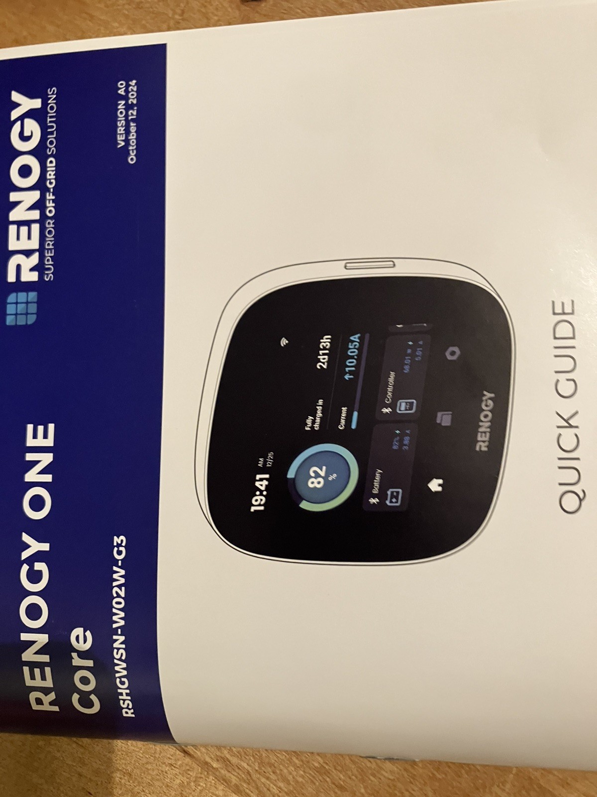Renogy ONE Core (G3 Version) All-in-one Energy Monitoring Panel