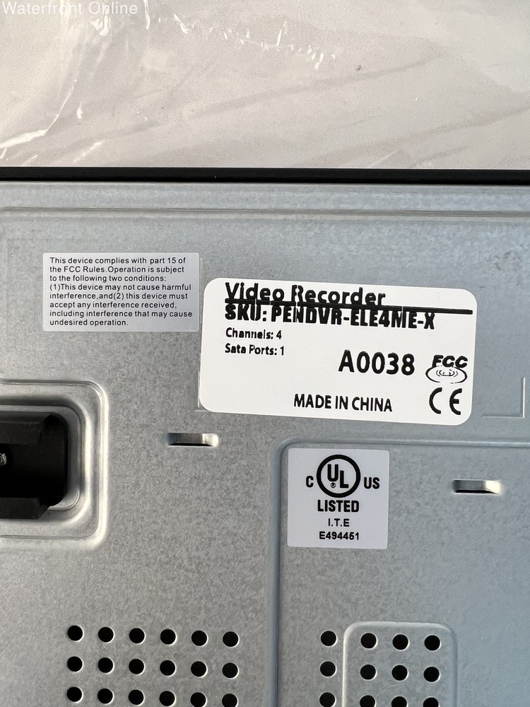 TechVision 4CH 4K DVR Security Video Recorder - PDVR-E4W1N8-A13 - AI Motion