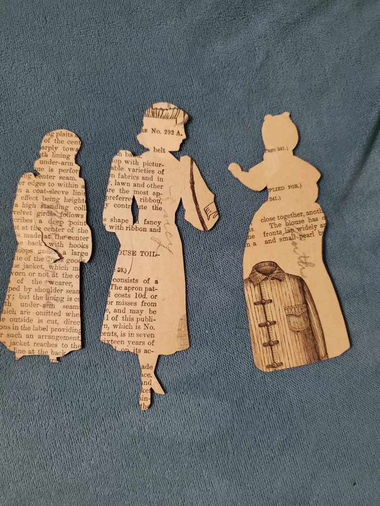 Victorian Paper Dolls Newspaper Cut Out