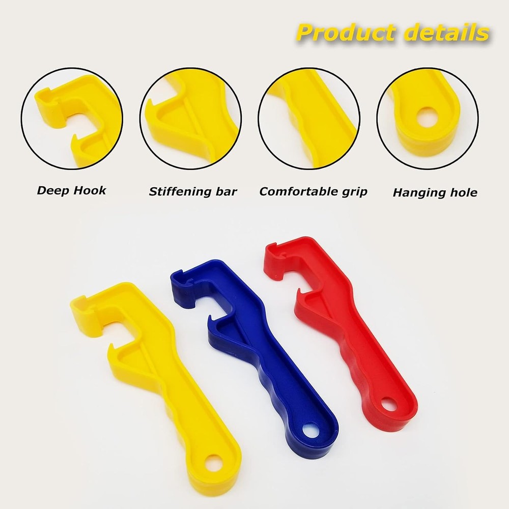 Plastic Bucket Lid Opener Set