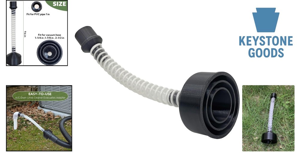 Versatile AC Drain Lines Cleaner Tool for Wet Vac - Easy & Efficient Maintenance