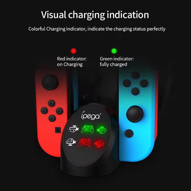 Nintendo Switch Charging Station for Nintendo Switch Joy Cons & Pro Controllers