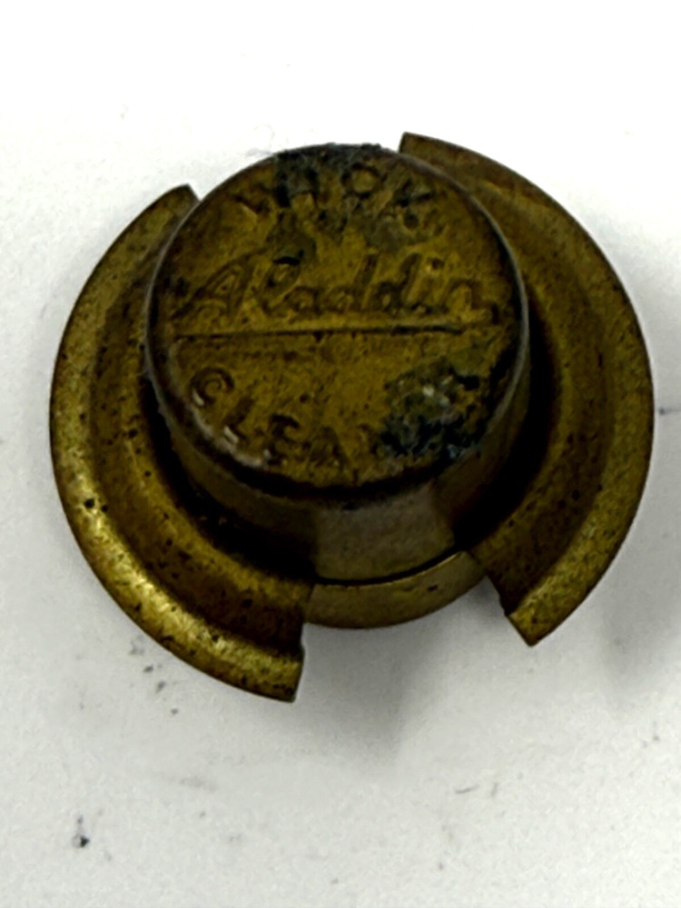 Aladdin model 12 wick cleaner underlined script. NOS ?