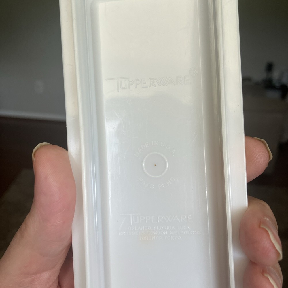 Vintage Tupperware Butter Keeper Clear
