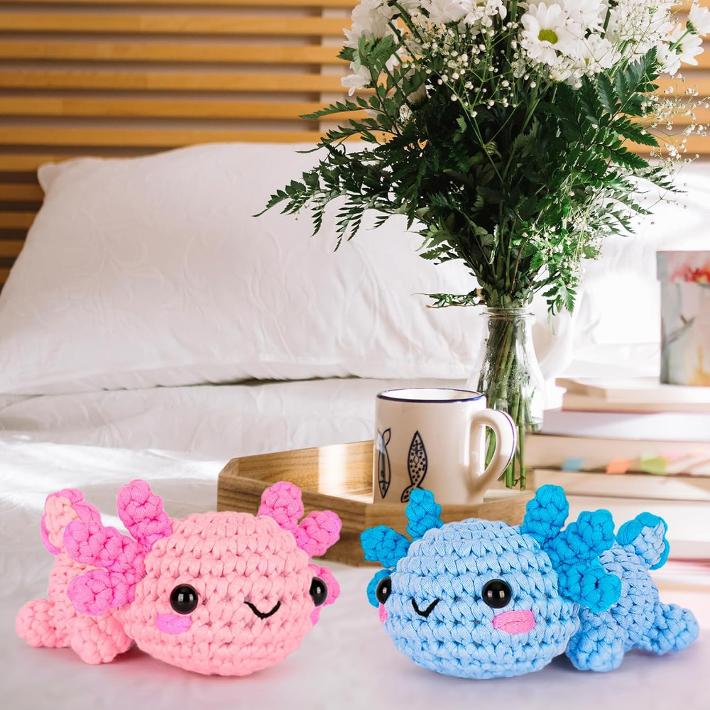 Crochet Kit for Beginner, Crochet Starter Kit W Step-By-Step Video Tutorials, Cr