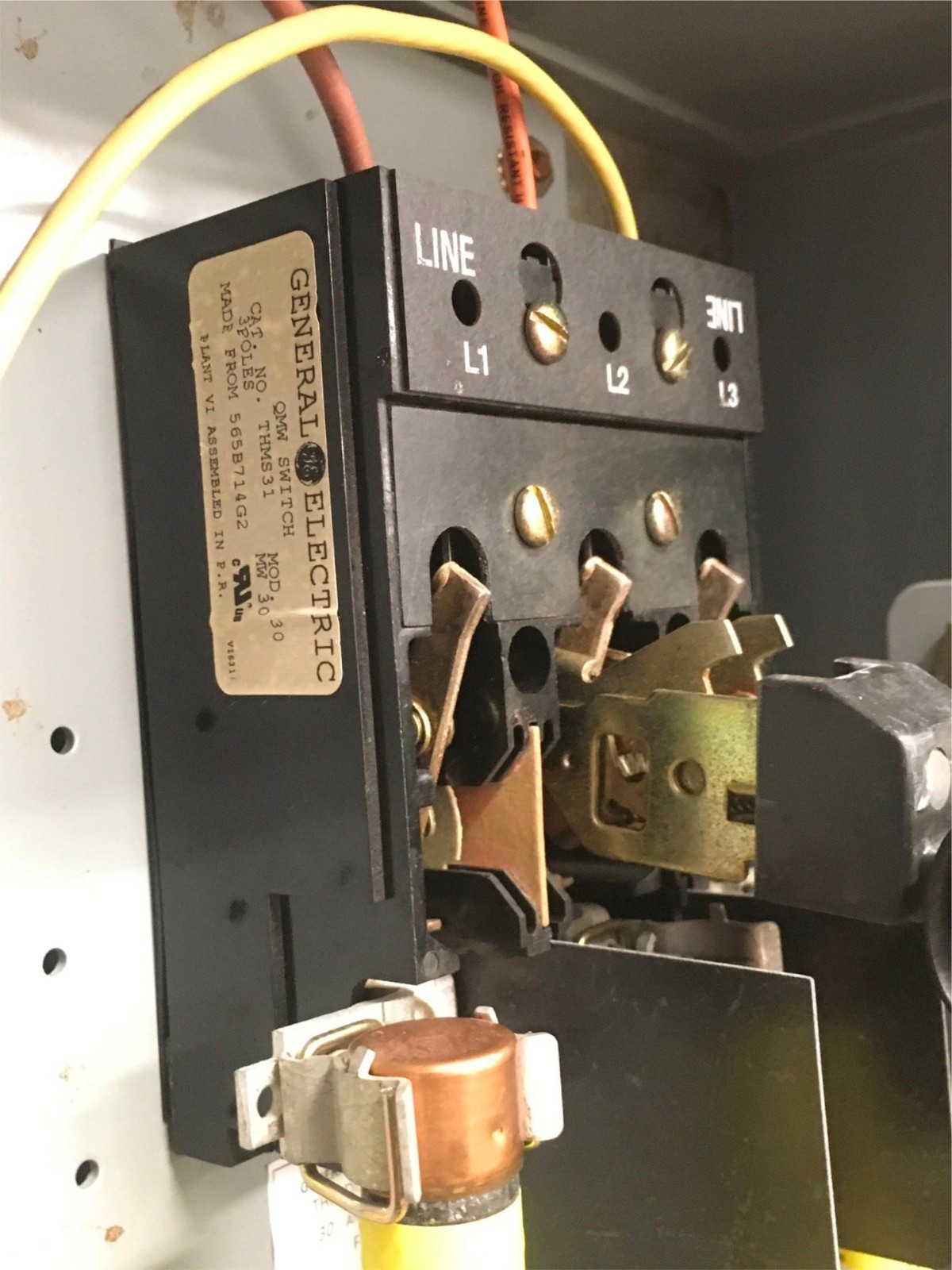 GE Control Type 3R Enclosure Rainproof Pumping Plant Panel w/ Instruction Sheet