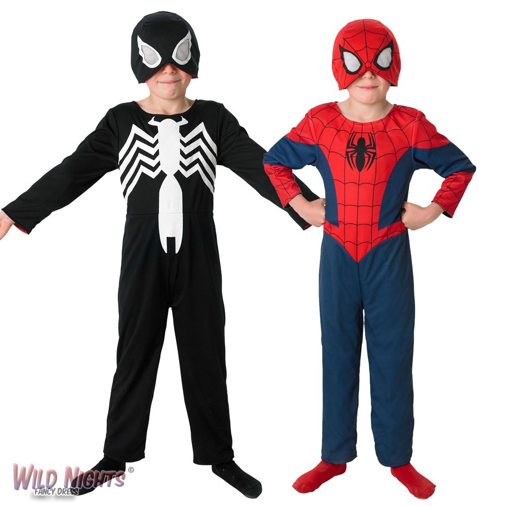 Boys Marvel Ultimate 2 In 1 Spiderman Costume