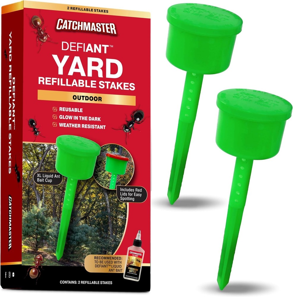 Catchmaster DEFIANT™ Extra Large Reusable Outdoor Ant Traps for Yard
