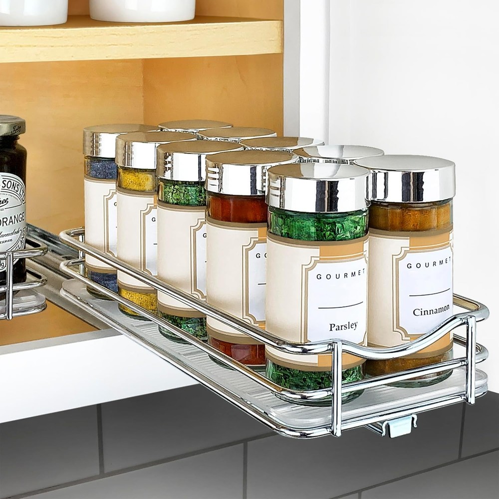 ® Élite™ Pull Out Spice Rack Organizer Inside Kitchen Cabinets 10-3/8 inch Wide