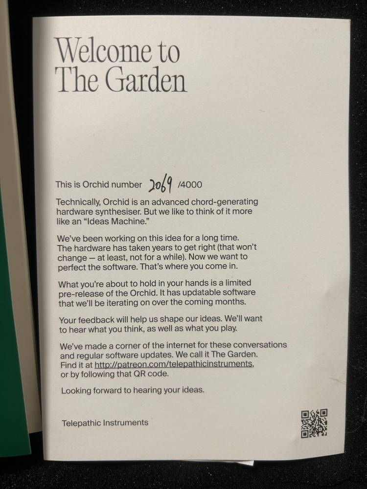 Telepathic Instruments Orchid - Limited Edition