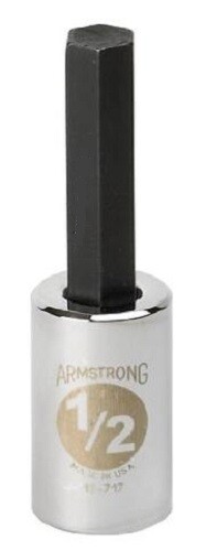 ARMSTRONG 1/2" HEX BIT HEXDRIVER WITH 1/2"-DRIVE ARS 12717